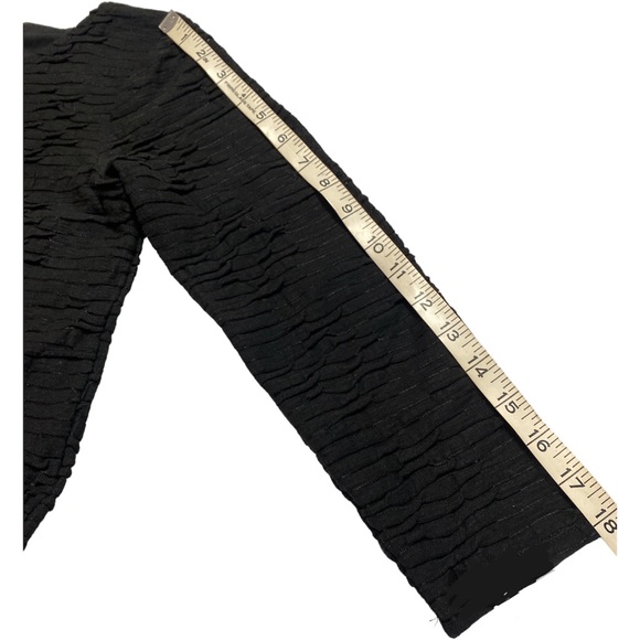 A/X Armani MiNi Dress Size Small Women Textured 3/4 Sleeve Black Cocktail - Picture 16 of 16